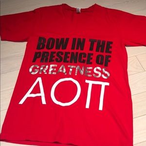 “Bow In The Presence of Greatness” AOII Tee